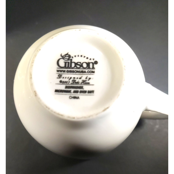 Gibson Christmas Snowmen Coffee Cocoa Cups Mug Lot Of 2 - Picture 7 of 8